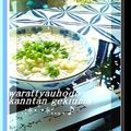 pappatyan's cooksnap of when they made ネギ天❤冷し出汁茶漬け.