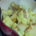 あおもりえき's cooksnap of when they made さつまいもとりんごの重ね煮バター風味.