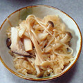 加藤律子's cooksnap of when they made きのこたっぷり♪炊き込みご飯.