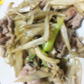 コラリん's cooksnap of when they made ゴボウと豚肉のゆず胡椒炒め.