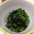 茎ちゃん's cooksnap of when they made 塩昆布とごま油でピーマンの簡単ナムル.