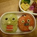 stablo's cooksnap of when they made ガチャピン＆ムック『キャラ弁』.