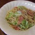 ロシアン's cooksnap of when they made ☆ベーコンとキャベツゆかりパスタ☆.