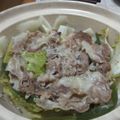 ずんぼ's cooksnap of when they made 豚　ねぎ　白菜　ダンダン鍋！！！.