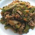 oBsession's cooksnap of when they made 夏のおつまみ＊ゴーヤで豚キムチ.