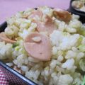 えみんちゅ＊'s cooksnap of when they made ウィンナー入♪ゴボウとセロリのチャーハン.