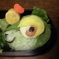 ゆかやんまま's cooksnap of when they made キャラ弁♪　ポケモン　ツタージャ.