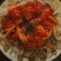 波乱万嬢's cooksnap of when they made そばパスタのトマトソース.
