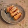 オレンジリング's cooksnap of when they made お弁当に☆たまご1個で卵焼き.