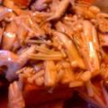 こぐまてやん's cooksnap of when they made 即席！厚揚げのピリ辛キノコあんかけ♪.