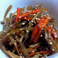 ♡kkcororo♡'s cooksnap of when they made 基本のきんぴらごぼう.