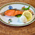 コムギ大好き's cooksnap of when they made 甘塩鮭に大根おろしとレモンを添えて☆.