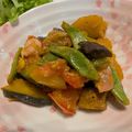 LunaJuno's cooksnap of when they made かぼちゃとモロッコいんげんのトマト煮.