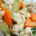 熊人すみこ's cooksnap of when they made 電子ﾚﾝｼﾞ　で　鶏肉ｾﾛﾘ人参炒め.