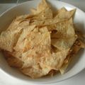 yumizodx's cooksnap of when they made ワンタンの皮+チーズ＝美味しいチップス♡.