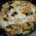 ｺｱﾗ's cooksnap of when they made ～もやしとひき肉の卵とじ～.