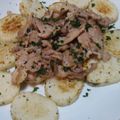 kisstake's cooksnap of when they made 長芋と豚肉のバター醤油♪.