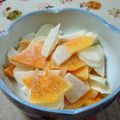 mmameco's cooksnap of when they made 意外にイケます、柿マヨサラダ！.
