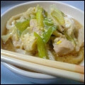 麻's cooksnap of when they made 母の簡単・なんちゃって鶏南蛮.