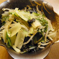 BiwacoJune's cooksnap of when they made しろなともやしの梅味お浸し♪.