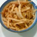 Linlyn's cooksnap of when they made 大根の皮のきんぴら.