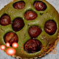 招き熊猫's cooksnap of when they made 和タルト♪胡麻と抹茶と栗タルト.