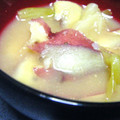 キャシーキャサリン's cooksnap of when they made -さつま芋の皮＾＾味噌汁✿-.
