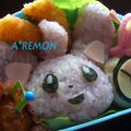 青空レモン's cooksnap of when they made キャラ弁♪ポケモン☆チラーミィ.