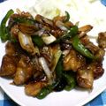 カックパッド's cooksnap of when they made カリコリっ♪鶏軟骨の大葉にんにく醤油炒め.