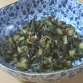 まんまるかえる's cooksnap of when they made 大根の葉っぱと、おじゃこのさっと炒め.