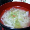 ゆいランラン's cooksnap of when they made シンプルなあったかスープ(●⌒∇⌒●).