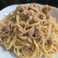 ゆるмαмα's cooksnap of when they made 冷えたビールと。辛うま！汁なし肉みそ麺.