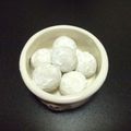 まくのうち's cooksnap of when they made ぷっくり可愛い　雪ダルマンクッキー＾＾.