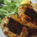 う〜ら's cooksnap of when they made 鶏ひき肉と蓮根の和風はんばーぐ✿.