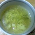salymama's cooksnap of when they made 大根の葉とツナの卵スープ☆.
