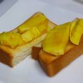 シュウちゃんのママ's cooksnap of when they made マンゴーのトースト.