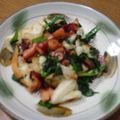 つばまき's cooksnap of when they made 簡単！5分でたことにらの香ばし炒め.