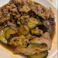 菜鳳子's cooksnap of when they made 塩麹豚こま肉とズッキーニ炒め今夜のおかず.