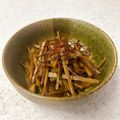 yummysunny's cooksnap of when they made 捨てないで！独活（うど）の皮のきんぴら♪.