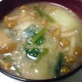 Bluemoon02's cooksnap of when they made 風邪などの病時食に！ネギと生姜の味噌汁.