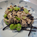 食パンダ's cooksnap of when they made ひじきと枝豆の白和え.