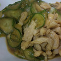 みみたむー。's cooksnap of when they made あと１品鶏皮とキュウリのからし醤油和え♪.