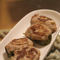 rakuen's cooksnap of when they made もちもちレンコンのすりおろしピーマン詰め.