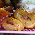 まじゅじゅ's cooksnap of when they made お弁当に☆梅しそ卵焼き.