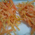 hgh_821's cooksnap of when they made にんじんだけ！　黄金のかき揚げ.