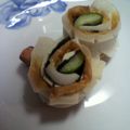 なおゆみい's cooksnap of when they made お弁当に☆ちくわとチーズのくるくる巻き.