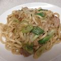 ゆうゆ0826's cooksnap of when they made 簡単！ﾒﾁｬうま　　ねぎぶた焼きうどん♪.