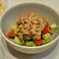 ＷａＴヒロコロ's cooksnap of when they made 切って混ぜ混ぜ♪アボカドトマト納豆和え.