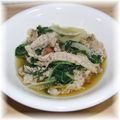 ねこらー's cooksnap of when they made みず菜と豚肉のあっさり煮.