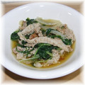 ねこらー's cooksnap of when they made みず菜と豚肉のあっさり煮.